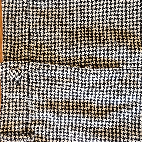 Cupcakes & Cashmere Houndstooth Wool Blend Skirt - Picture 4 of 5